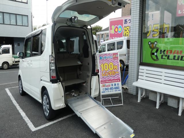 ホンダ N Box スローパー 福祉車両 乗用も可 禁煙車 の空車確認 100円レンタカー