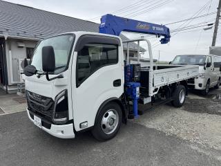 富谷店 新車エルフ4段クレーンのレンタカー入庫!の画像