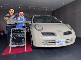 ニッサン マーチ 納車☆の画像