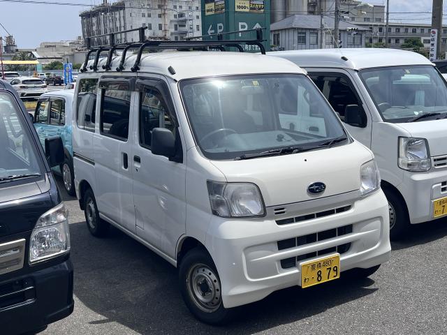 7月7日 サンバーV4WD ルーフキャリア付 ヒッチメンバー付き車両 アウトドアにいかがでしょうか? 愛知県 北岡崎駅前店｜トピックス